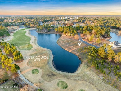 Beautiful 0.36-acre pond-front homesite located in a desirable on River Landing Golf Course in North Carolina - for sale on GolfHomes.com, golf home, golf lot