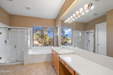 Luxury desert living on a premium golf course lot with on Dove Valley Ranch in Arizona - for sale on GolfHomes.com, golf home, golf lot