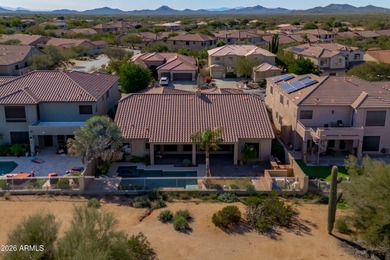 Luxury desert living on a premium golf course lot with on Dove Valley Ranch in Arizona - for sale on GolfHomes.com, golf home, golf lot