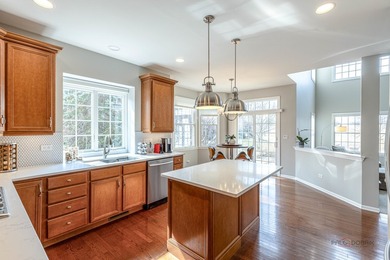 Welcome to this beautifully maintained four-bedroom, 2.1-bath on Hawthorn Woods Country Club in Illinois - for sale on GolfHomes.com, golf home, golf lot