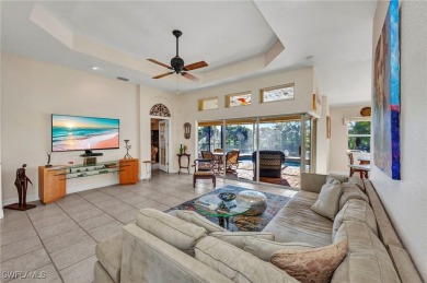 Enjoy the endless, breathtaking lake views on the lanai of this on Burnt Store Golf Club in Florida - for sale on GolfHomes.com, golf home, golf lot