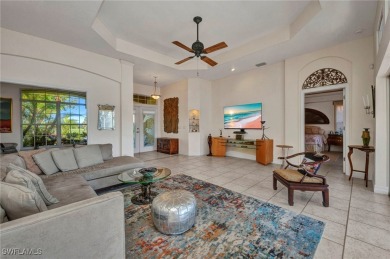 Enjoy the endless, breathtaking lake views on the lanai of this on Burnt Store Golf Club in Florida - for sale on GolfHomes.com, golf home, golf lot