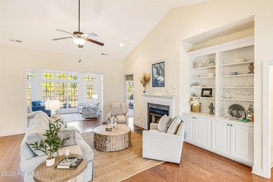 This elegant all-brick, one-level home is perfectly situated in on Reserve Club At St James Plantation in North Carolina - for sale on GolfHomes.com, golf home, golf lot