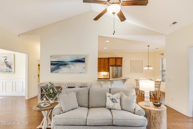 This elegant all-brick, one-level home is perfectly situated in on Reserve Club At St James Plantation in North Carolina - for sale on GolfHomes.com, golf home, golf lot