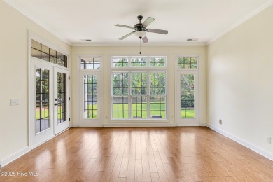 This elegant all-brick, one-level home is perfectly situated in on Reserve Club At St James Plantation in North Carolina - for sale on GolfHomes.com, golf home, golf lot