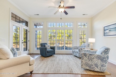 This elegant all-brick, one-level home is perfectly situated in on Reserve Club At St James Plantation in North Carolina - for sale on GolfHomes.com, golf home, golf lot