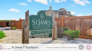 This elegant all-brick, one-level home is perfectly situated in on Reserve Club At St James Plantation in North Carolina - for sale on GolfHomes.com, golf home, golf lot