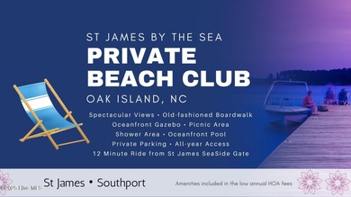 This elegant all-brick, one-level home is perfectly situated in on Reserve Club At St James Plantation in North Carolina - for sale on GolfHomes.com, golf home, golf lot