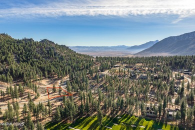 This sunny, gently sloping 0.846-acre parcel captures sweeping on Clear Creek Tahoe in Nevada - for sale on GolfHomes.com, golf home, golf lot