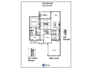 LOT 101C - Welcome to The Bryan, new construction by Heritage on Lane Creek Golf Club in Georgia - for sale on GolfHomes.com, golf home, golf lot