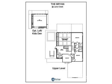 LOT 101C - Welcome to The Bryan, new construction by Heritage on Lane Creek Golf Club in Georgia - for sale on GolfHomes.com, golf home, golf lot