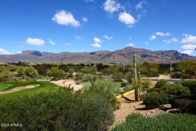 Spectacular Views of Superstition Mountains while overlooking on Gold Canyon Golf Resort - Dinosaur Mountain in Arizona - for sale on GolfHomes.com, golf home, golf lot