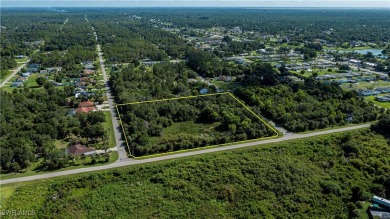 What a great opportunity to purchase 4 prime residential acres on Lehigh Resort Club in Florida - for sale on GolfHomes.com, golf home, golf lot