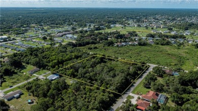 What a great opportunity to purchase 4 prime residential acres on Lehigh Resort Club in Florida - for sale on GolfHomes.com, golf home, golf lot