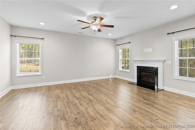 Welcome to this beautiful 4-bedroom, 3-bath home with an office on Anderson Creek Golf Club in North Carolina - for sale on GolfHomes.com, golf home, golf lot