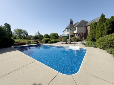 Discover a stunning estate that combines luxury and comfort on Royal Hawk Country Club in Illinois - for sale on GolfHomes.com, golf home, golf lot