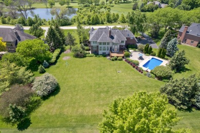 Discover a stunning estate that combines luxury and comfort on Royal Hawk Country Club in Illinois - for sale on GolfHomes.com, golf home, golf lot