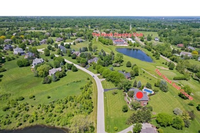 Discover a stunning estate that combines luxury and comfort on Royal Hawk Country Club in Illinois - for sale on GolfHomes.com, golf home, golf lot