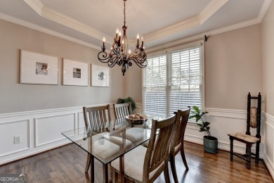 Poised on a 1/3-acre corner lot on a quiet cul-de-sac, this on Hamilton Mill Golf Club in Georgia - for sale on GolfHomes.com, golf home, golf lot