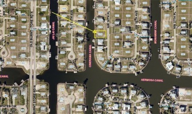 Nice and Cleared GULF ACCESS LOT with a SEAWALL in place on Burnt Store Golf Club in Florida - for sale on GolfHomes.com, golf home, golf lot