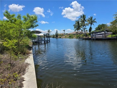 Nice and Cleared GULF ACCESS LOT with a SEAWALL in place on Burnt Store Golf Club in Florida - for sale on GolfHomes.com, golf home, golf lot