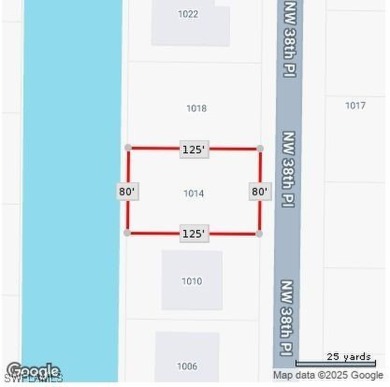 Nice and Cleared GULF ACCESS LOT with a SEAWALL in place on Burnt Store Golf Club in Florida - for sale on GolfHomes.com, golf home, golf lot