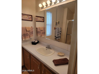 This is a wonderfully furnished 3 bedroom 3 bath home. Great on 3 Parks Fairways in Arizona - for sale on GolfHomes.com, golf home, golf lot