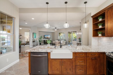 HIGHLY UPGRADED & IMMACULATE Civitas model tucked at the end of on Trilogy Golf Club At Vistancia in Arizona - for sale on GolfHomes.com, golf home, golf lot