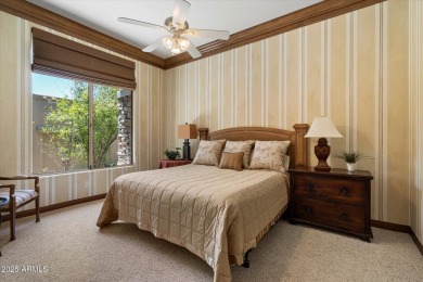 Desirable hacienda home on premium lot with unobstructed golf & on The Country Club At DC Ranch in Arizona - for sale on GolfHomes.com, golf home, golf lot