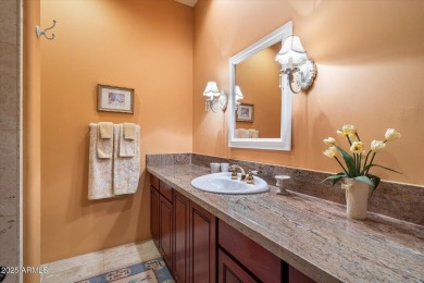 Desirable hacienda home on premium lot with unobstructed golf & on The Country Club At DC Ranch in Arizona - for sale on GolfHomes.com, golf home, golf lot