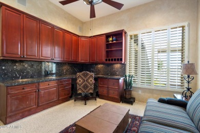 Desirable hacienda home on premium lot with unobstructed golf & on The Country Club At DC Ranch in Arizona - for sale on GolfHomes.com, golf home, golf lot
