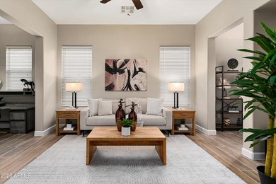 HIGHLY UPGRADED & IMMACULATE Civitas model tucked at the end of on Trilogy Golf Club At Vistancia in Arizona - for sale on GolfHomes.com, golf home, golf lot