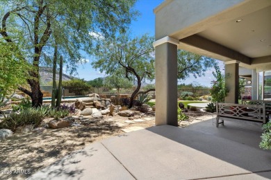 Desirable hacienda home on premium lot with unobstructed golf & on The Country Club At DC Ranch in Arizona - for sale on GolfHomes.com, golf home, golf lot