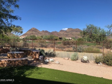 Desirable hacienda home on premium lot with unobstructed golf & on The Country Club At DC Ranch in Arizona - for sale on GolfHomes.com, golf home, golf lot