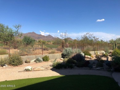 Desirable hacienda home on premium lot with unobstructed golf & on The Country Club At DC Ranch in Arizona - for sale on GolfHomes.com, golf home, golf lot