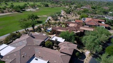 Desirable hacienda home on premium lot with unobstructed golf & on The Country Club At DC Ranch in Arizona - for sale on GolfHomes.com, golf home, golf lot