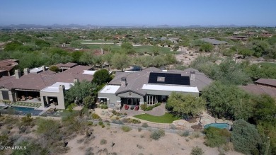 Desirable hacienda home on premium lot with unobstructed golf & on The Country Club At DC Ranch in Arizona - for sale on GolfHomes.com, golf home, golf lot