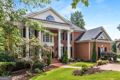 Step into timeless sophistication and grand-scale living in this on TPC At Sugarloaf Golf Club in Georgia - for sale on GolfHomes.com, golf home, golf lot
