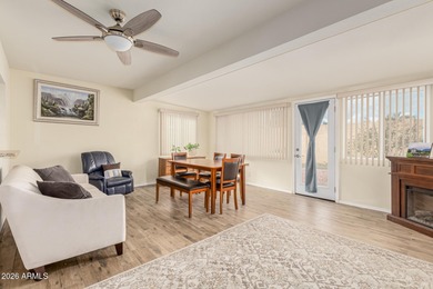 Step through the double entry doors into a comfortable on Ahwatukee Country Club in Arizona - for sale on GolfHomes.com, golf home, golf lot