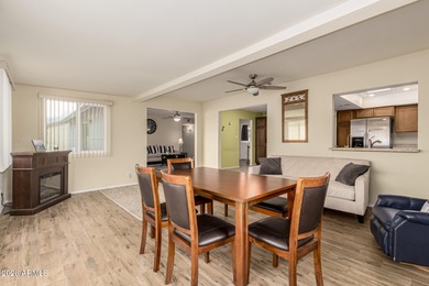 Step through the double entry doors into a comfortable on Ahwatukee Country Club in Arizona - for sale on GolfHomes.com, golf home, golf lot