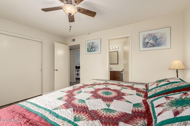 Step through double entry doors into an easy-living home in a on Ahwatukee Country Club in Arizona - for sale on GolfHomes.com, golf home, golf lot