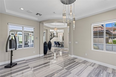 Unobstructed golf course & mountain views define this reimagined on Red Rock Country Club in Nevada - for sale on GolfHomes.com, golf home, golf lot