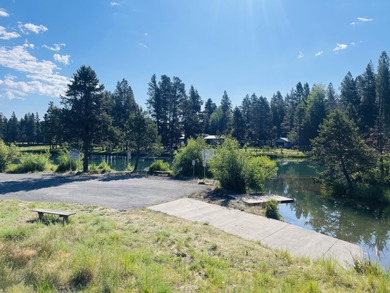 A prime canal homesite, this 0.64-acre lot backs directly to the on Crosswater Club At Sunriver in Oregon - for sale on GolfHomes.com, golf home, golf lot