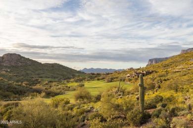 Nestled in a serene, gated community on a near-acre lot on Gold Canyon Golf Resort - Dinosaur Mountain in Arizona - for sale on GolfHomes.com, golf home, golf lot