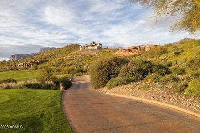 Nestled in a serene, gated community on a near-acre lot on Gold Canyon Golf Resort - Dinosaur Mountain in Arizona - for sale on GolfHomes.com, golf home, golf lot