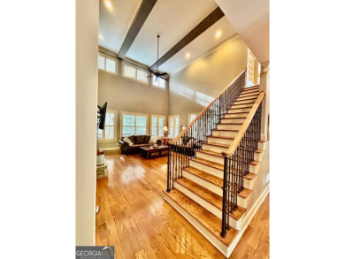 Stunning Highgrove home on a corner lot with an amazing on Whitewater Creek in Georgia - for sale on GolfHomes.com, golf home, golf lot