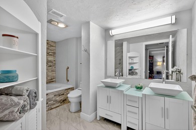 This beautifully redone two-bedroom, two-bath condo offers a on Hunters Run Golf and Country Club in Florida - for sale on GolfHomes.com, golf home, golf lot