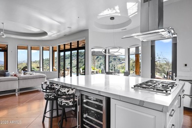 Stunning custom residence perfectly positioned on a private 1 on FireRock Country Club in Arizona - for sale on GolfHomes.com, golf home, golf lot