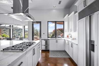 Stunning custom residence perfectly positioned on a private 1 on FireRock Country Club in Arizona - for sale on GolfHomes.com, golf home, golf lot