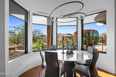 Stunning custom residence perfectly positioned on a private 1 on FireRock Country Club in Arizona - for sale on GolfHomes.com, golf home, golf lot